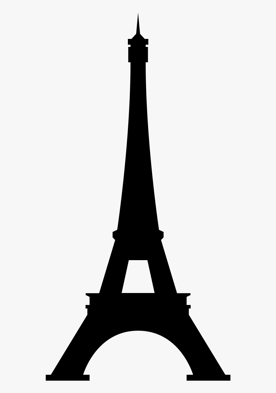 Eiffel Tower Building Silhouette Royalty-free - Eiffel Tower Icon Png, Transparent Clipart
