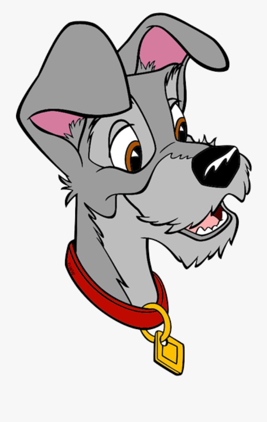 Disney"s Lady And The Tramp Images Clip Art Hd Wallpaper - Lady And The Tramp Outline, Transparent Clipart