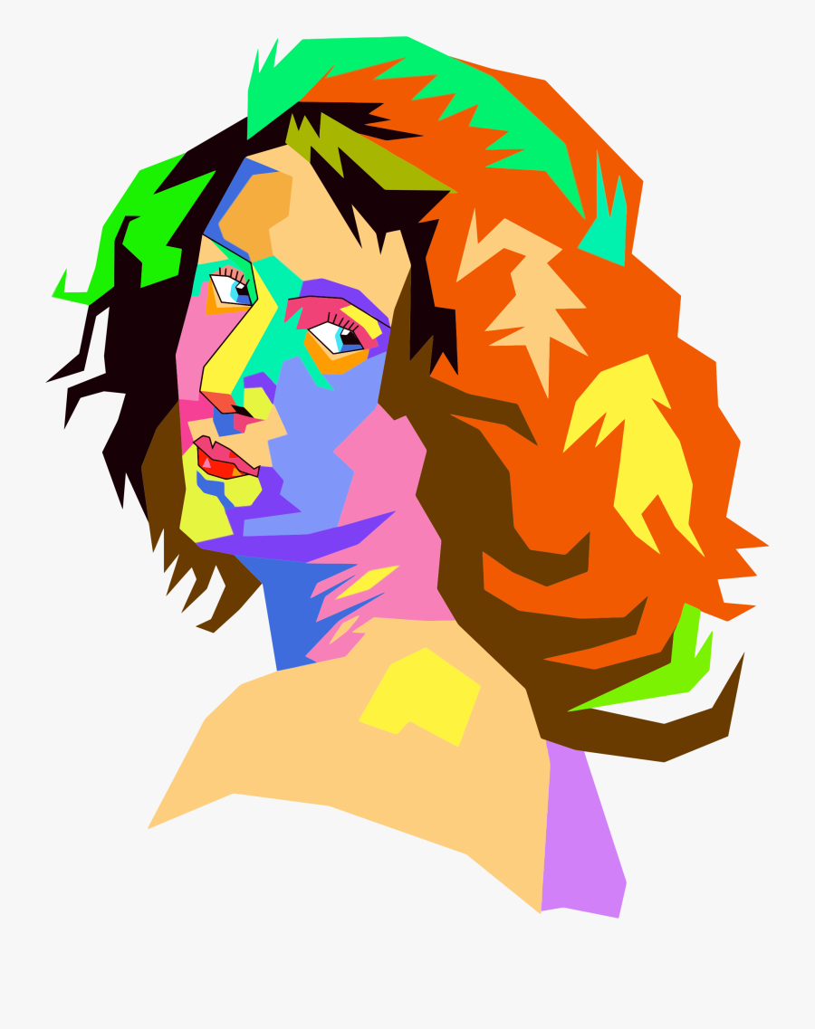 Pop Art Female Face Clip Arts - Clipart Pop Art, Transparent Clipart