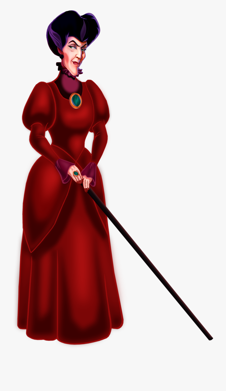 Cinderella Clipart Lady Tremaine - Disney Villains Lady Tremaine, Transparent Clipart