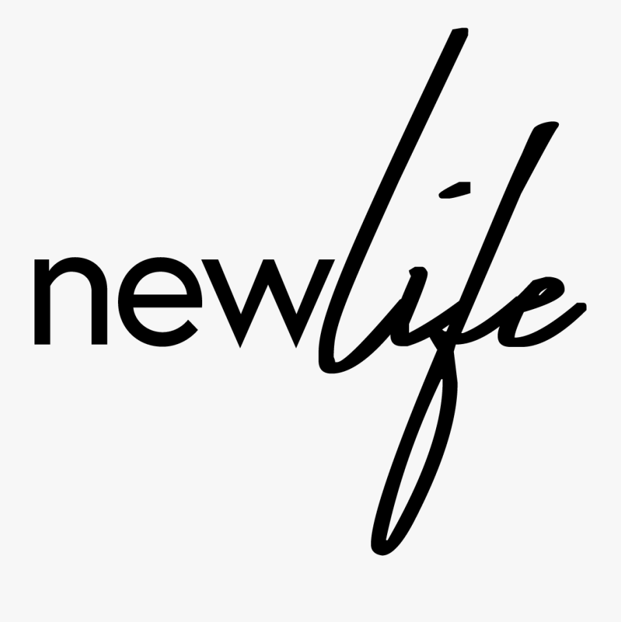 New Life Black And White, Transparent Clipart