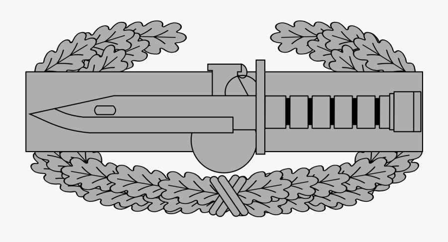 Combat Action Badge Svg, Transparent Clipart