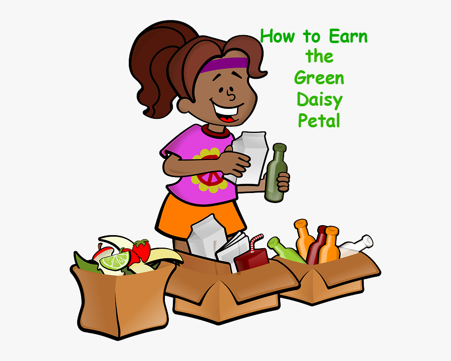 How To Earn The Green Daisy Petal Use Resurrect Wisely - Recycling For Kids, Transparent Clipart