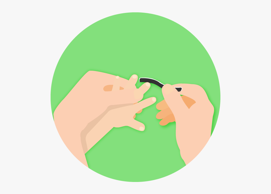 Fingernail Vector Finger Nail - Cut Nail Png, Transparent Clipart