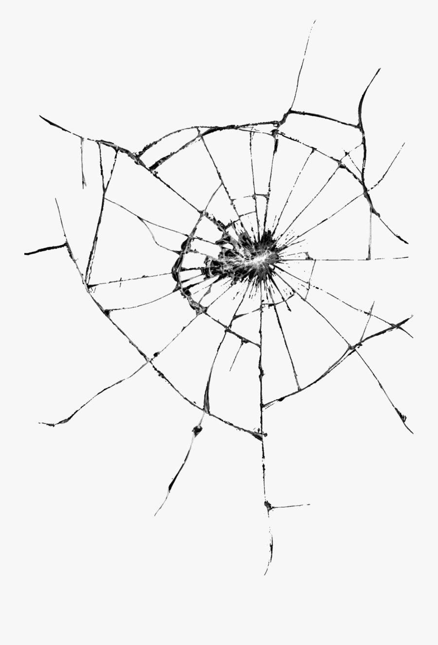 Transparent Broken Glass Drawing, Transparent Clipart