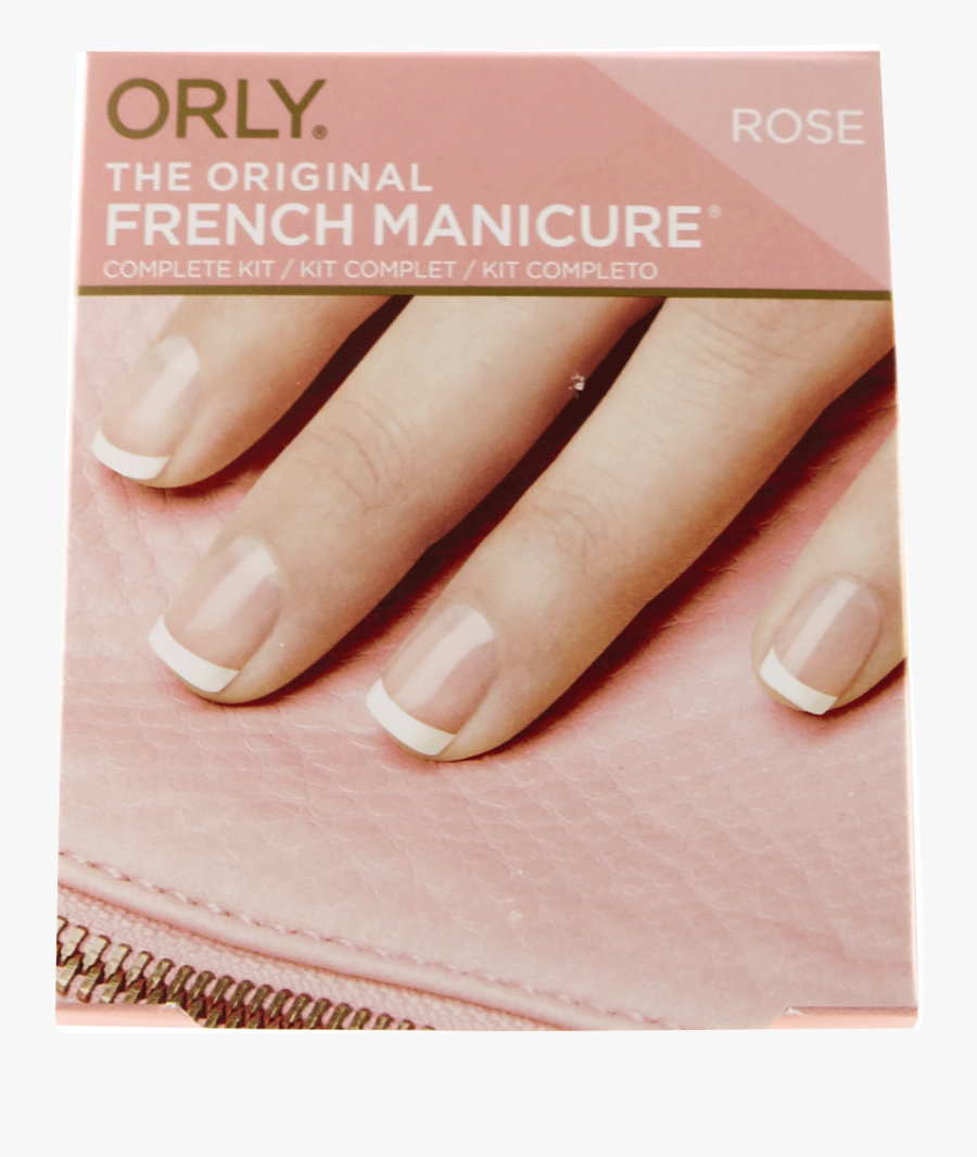 Clip Art Red French Manicure - Orly French Manicure Kit, Transparent Clipart
