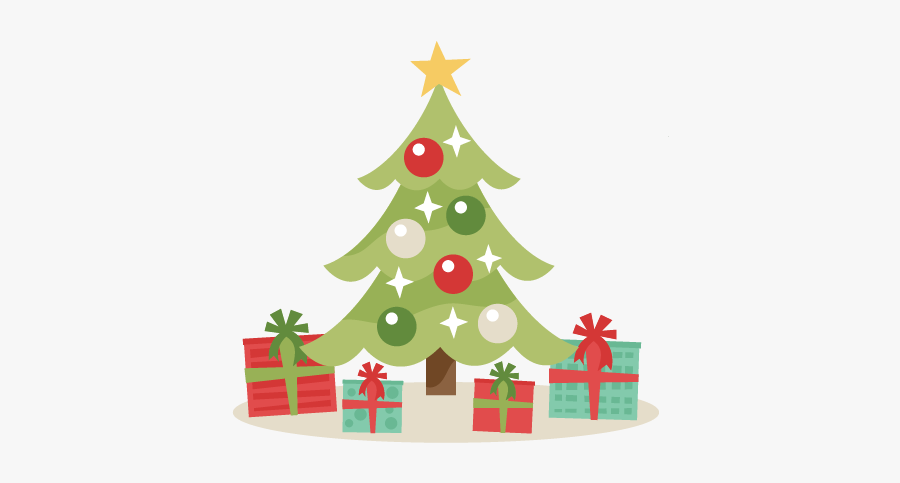 #xmas #christmas #christmastree #tree #gifts #presents - Miss Kate Cuttables Christmas, Transparent Clipart
