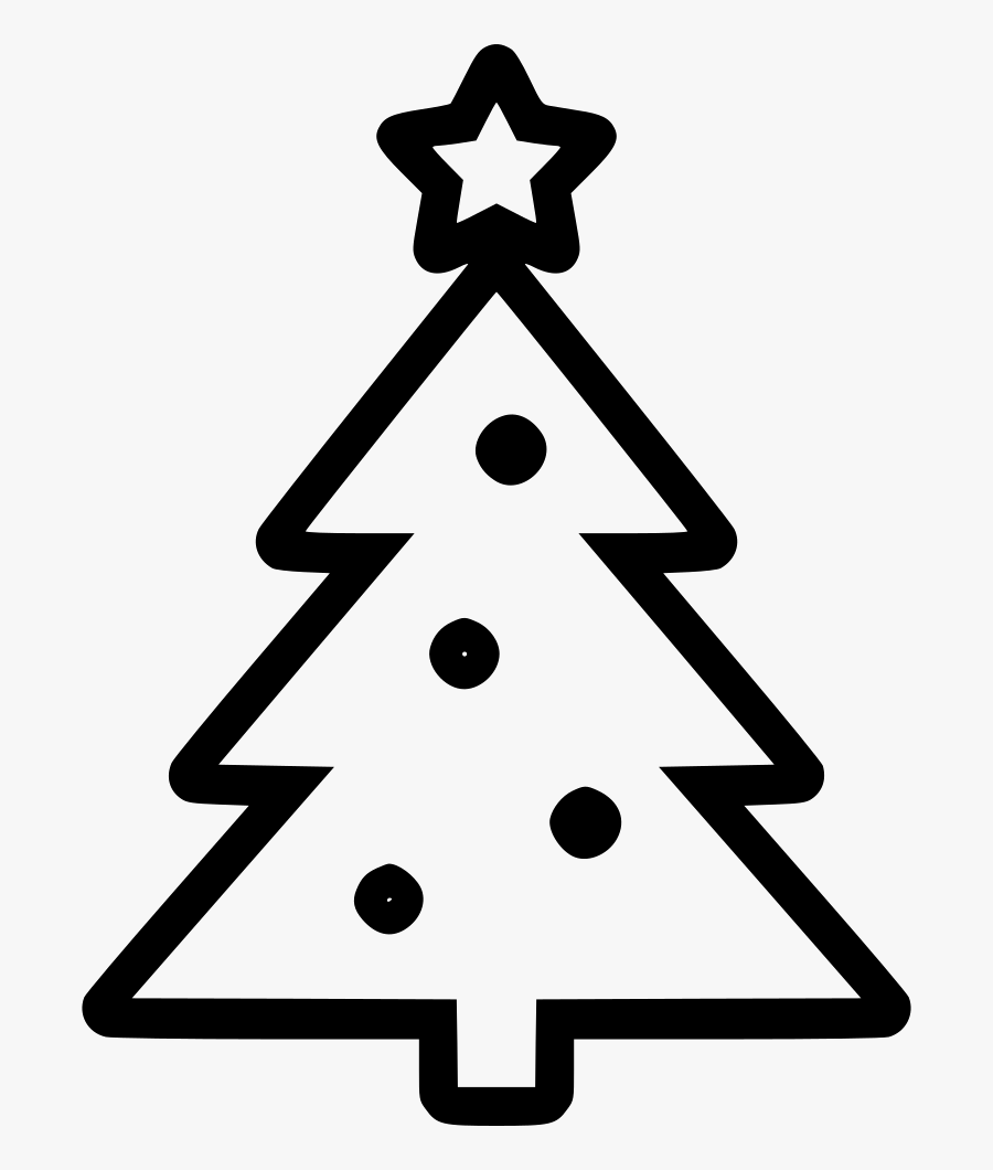 Christmas Tree Icon Png, Transparent Clipart