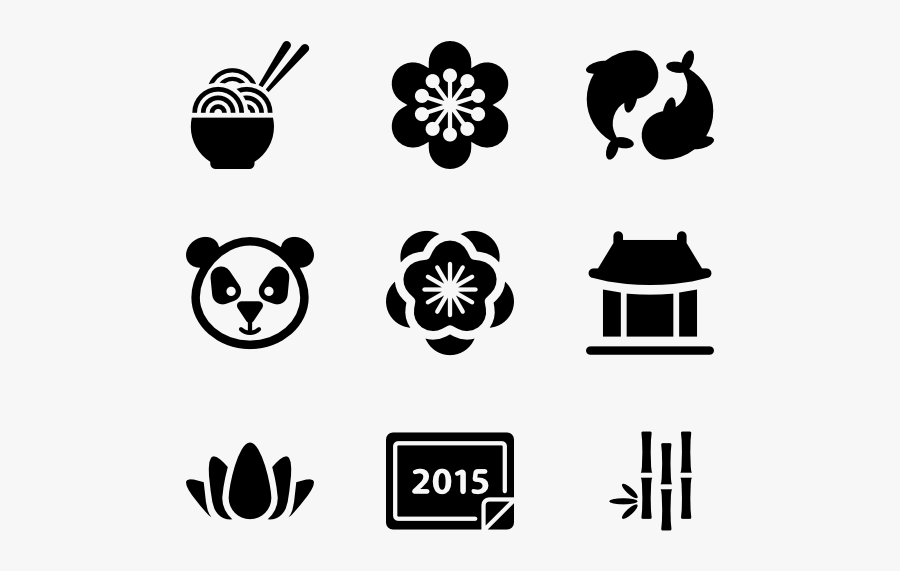 Chinese New Year - Chinese Icon Vector Png, Transparent Clipart