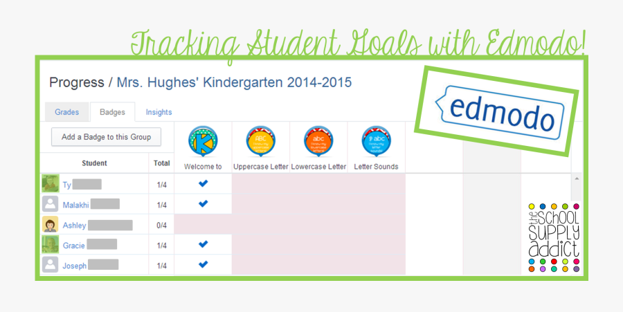 Tracking Student Goals With Edmodo - Edmodo, Transparent Clipart
