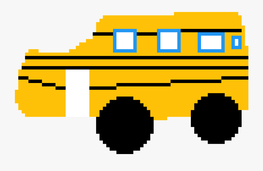 Time For The Bus - Pixel Art Chrome Logo, Transparent Clipart