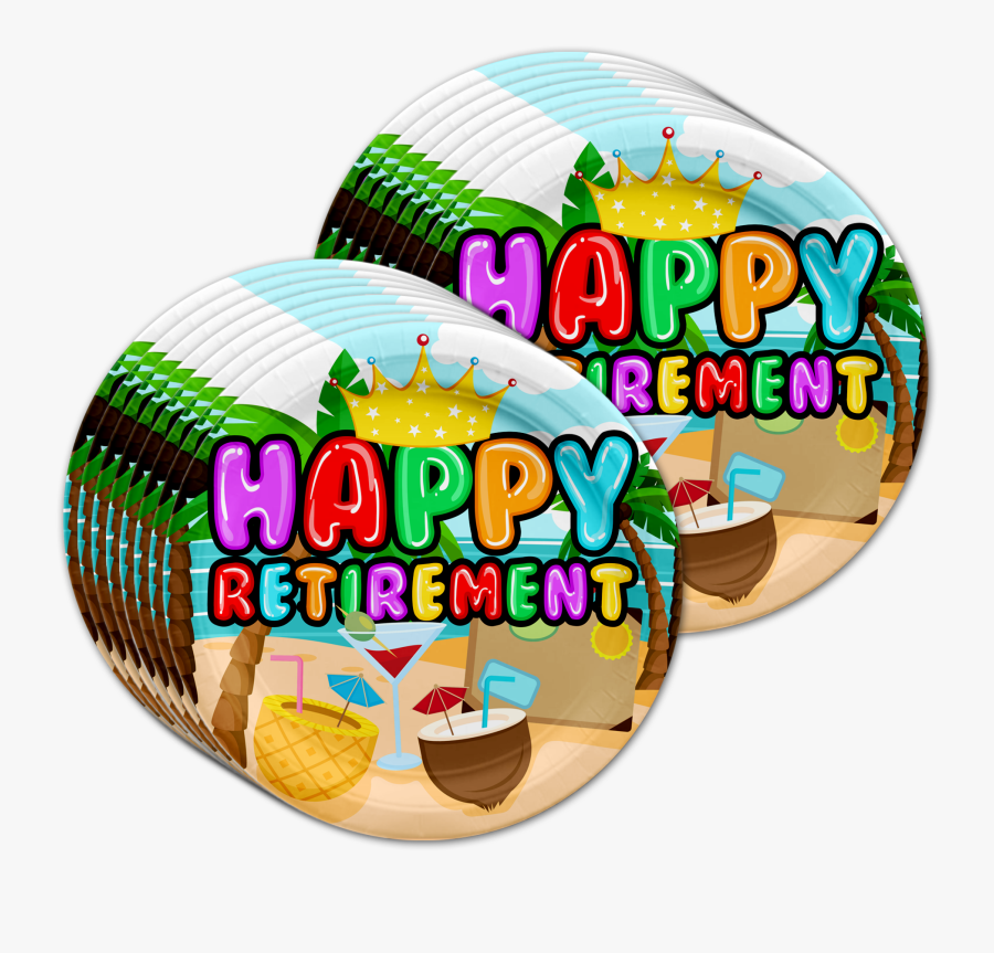 Retirement Party Tableware Kit For 16 Guests - Graphic Design, Transparent Clipart