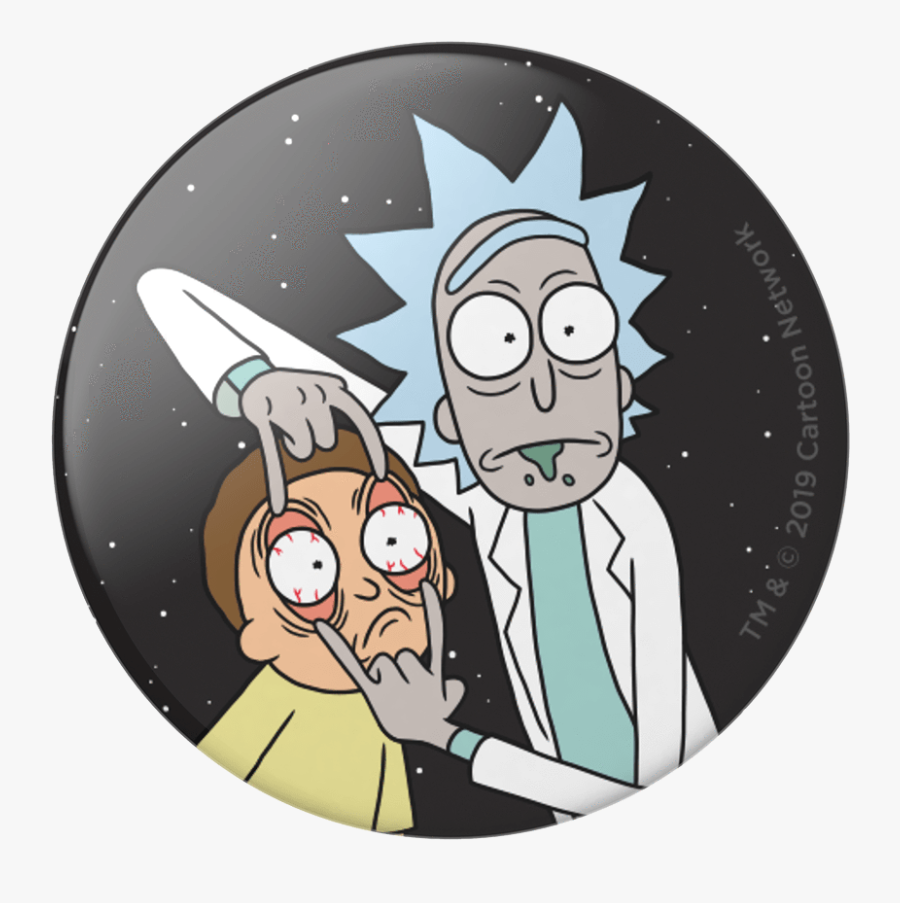 Popsocket Rick And Morty, Transparent Clipart