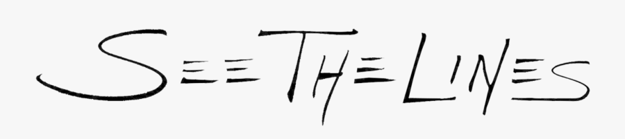 Seethelines - Calligraphy, Transparent Clipart