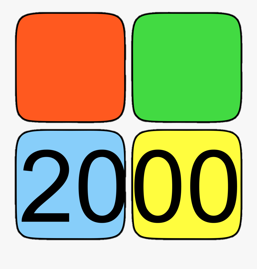 Transparent Window Pane Png - Windows 2000, Transparent Clipart