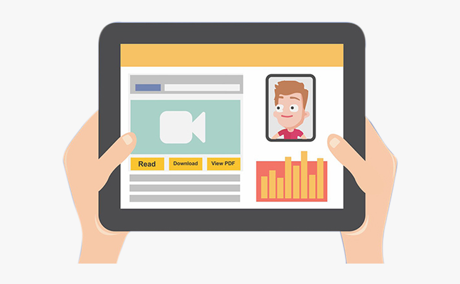 Tablet Computer, Transparent Clipart