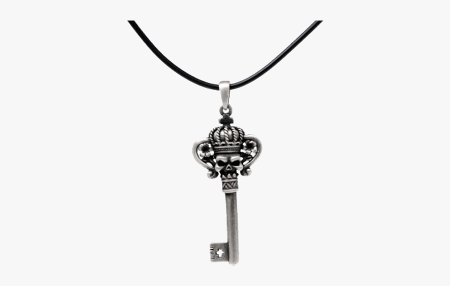 Clip Art Skull Key Necklace Ccj - Key Necklace Png, Transparent Clipart