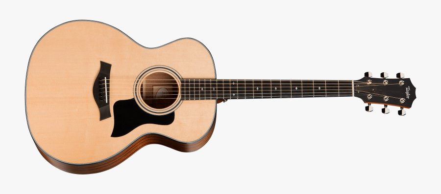 Taylor Guitars Guitar Steel String Acoustic Electric - Taylor 114e, Transparent Clipart