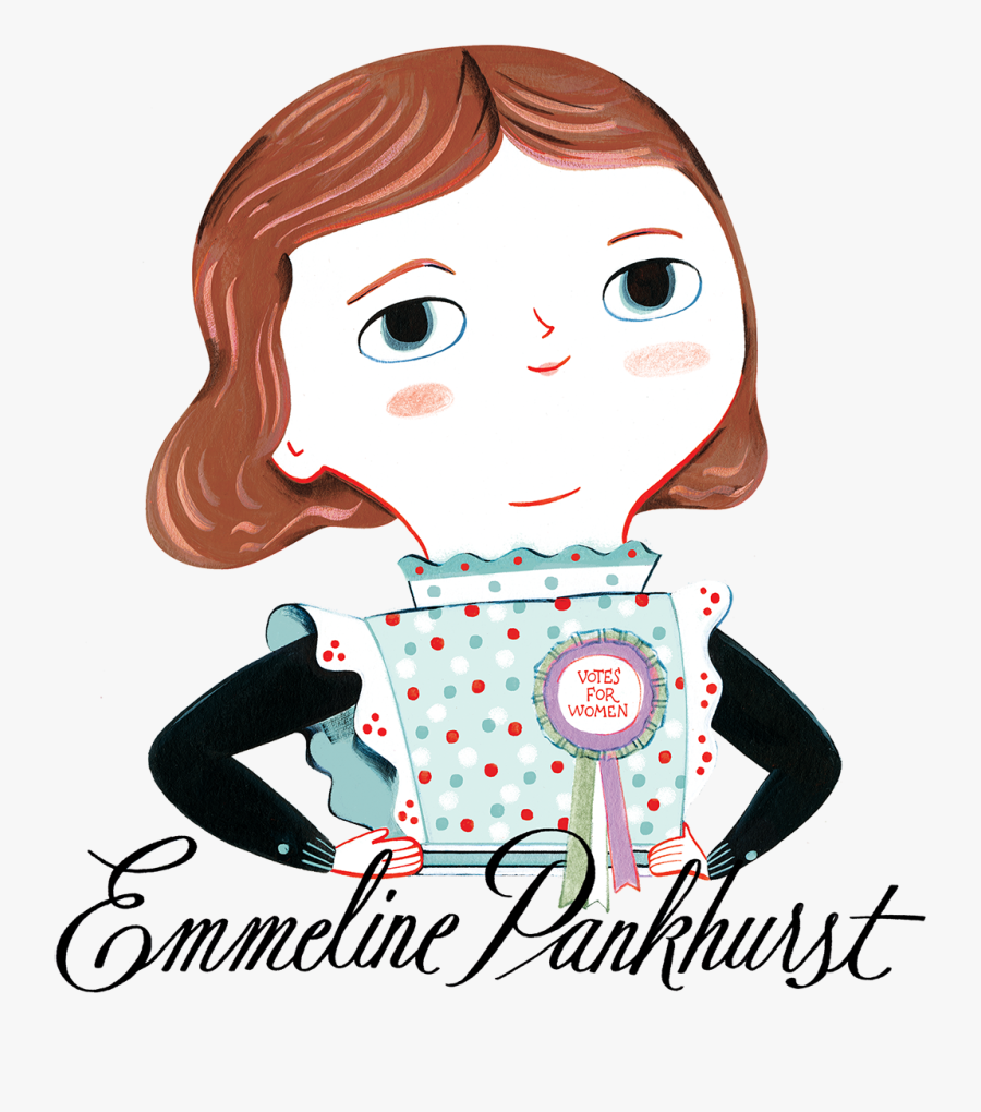 Emmeline Pankhurst Little People Big Dreams, Transparent Clipart