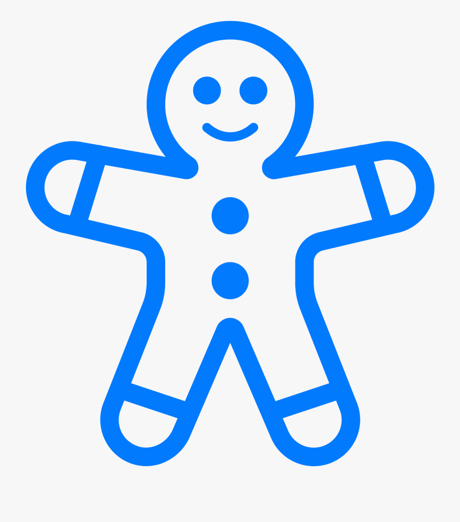 Transparent Gingerbread Men Clipart - Gingerbread Man Vector Clipart, Transparent Clipart