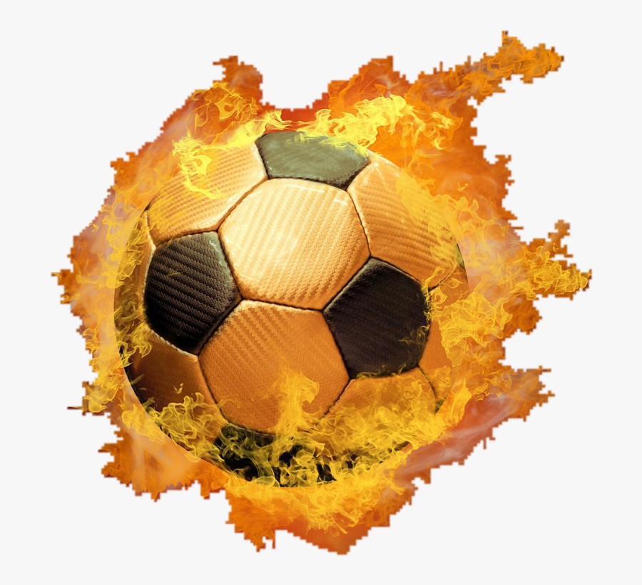 Transparent Soccer Ball On Fire Clipart - Fire Ball Png Hd, Transparent Clipart
