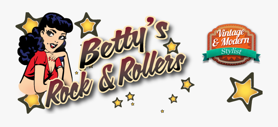 Betty"s Rock And Rollers - Calligraphy, Transparent Clipart