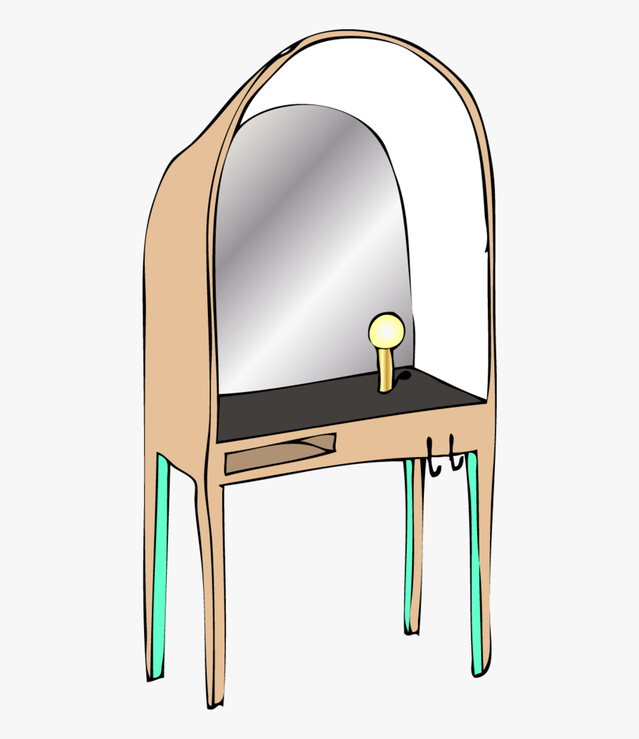 Dessin-coiffeuse - Chair, Transparent Clipart