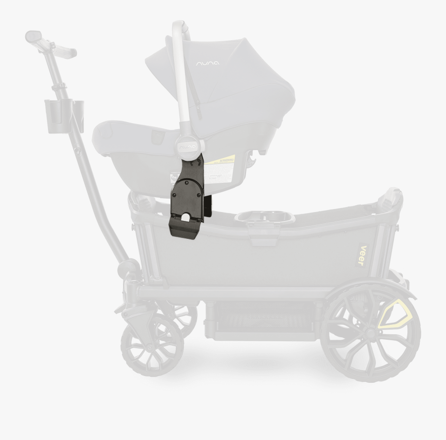 Veer Ics Adapter - Veer Wagon With Car Seat, Transparent Clipart