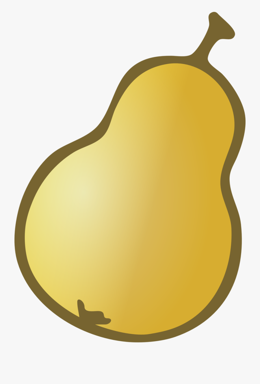 Pear Clip Art, Transparent Clipart