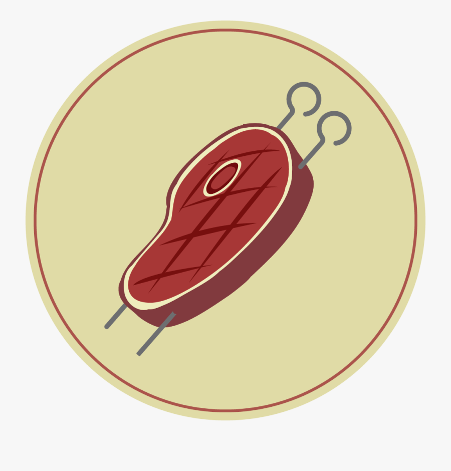 Steak Token, Transparent Clipart