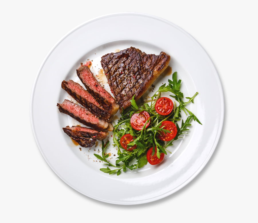 Beef On A Plate Png, Transparent Clipart