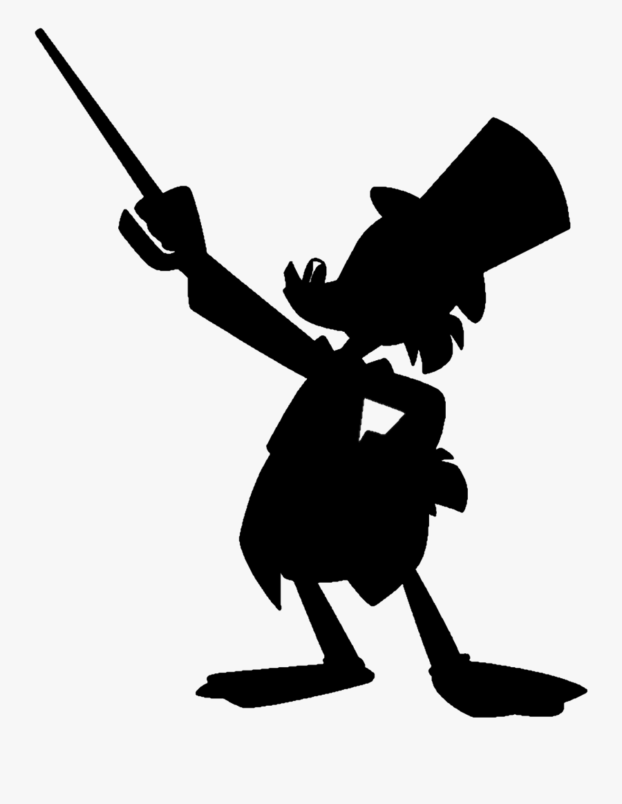 Uncle Scrooge Mcduck Black And White, Transparent Clipart