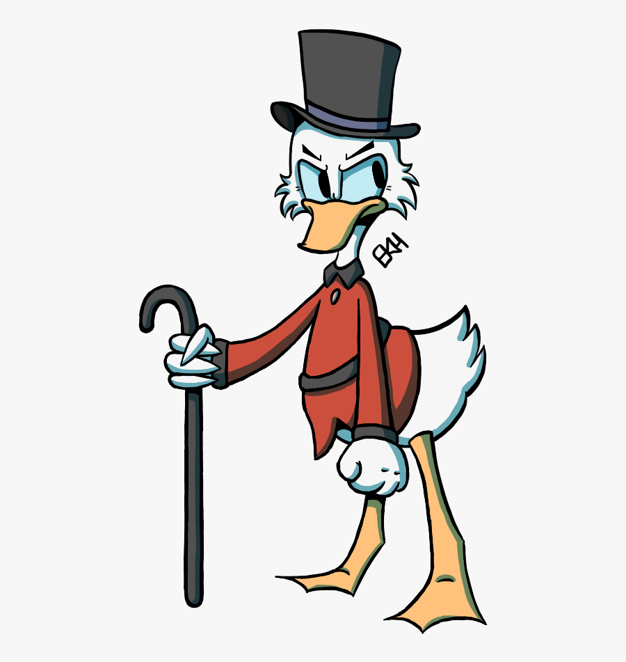 Scrooge Mcduck - Cartoon, Transparent Clipart