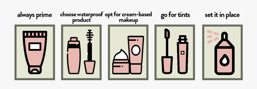 Rainy Season Makeup Tips, Transparent Clipart