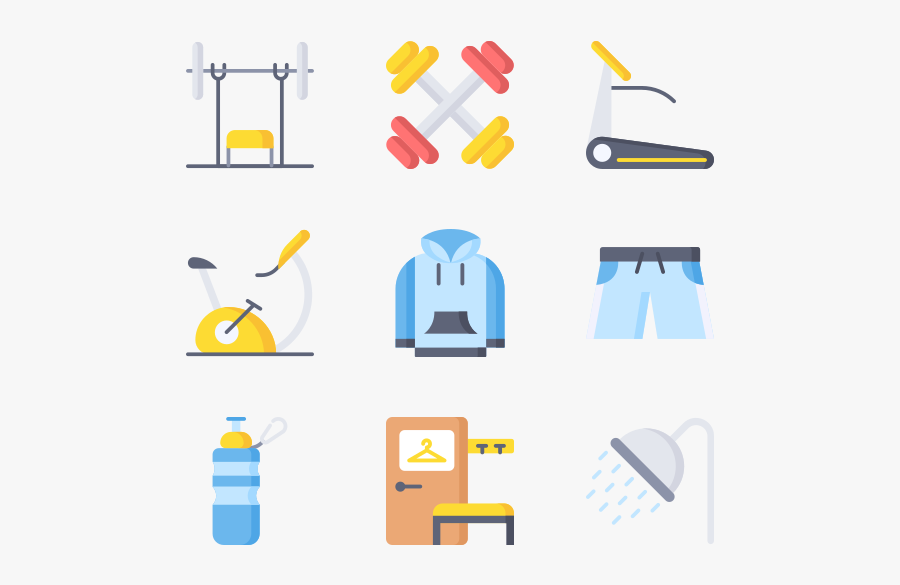 Gym, Transparent Clipart