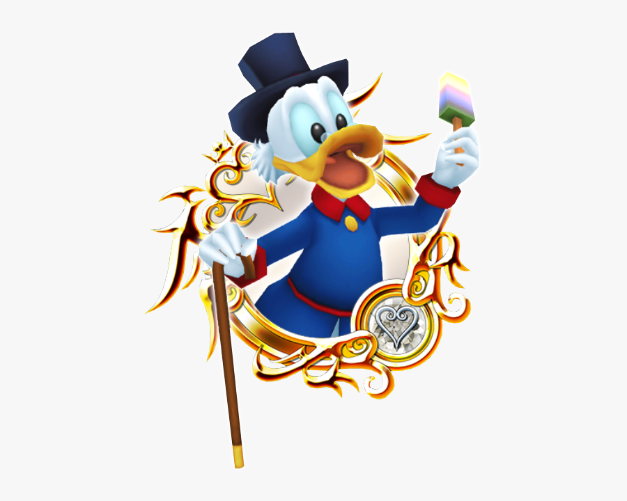 Scrooge - Kingdom Hearts Illustrated Aqua, Transparent Clipart