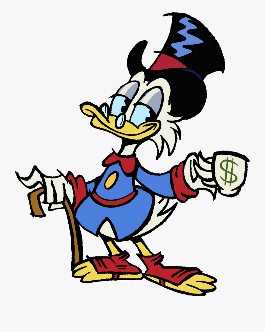 Scrooge Mcduck Mickey Mouse, Transparent Clipart