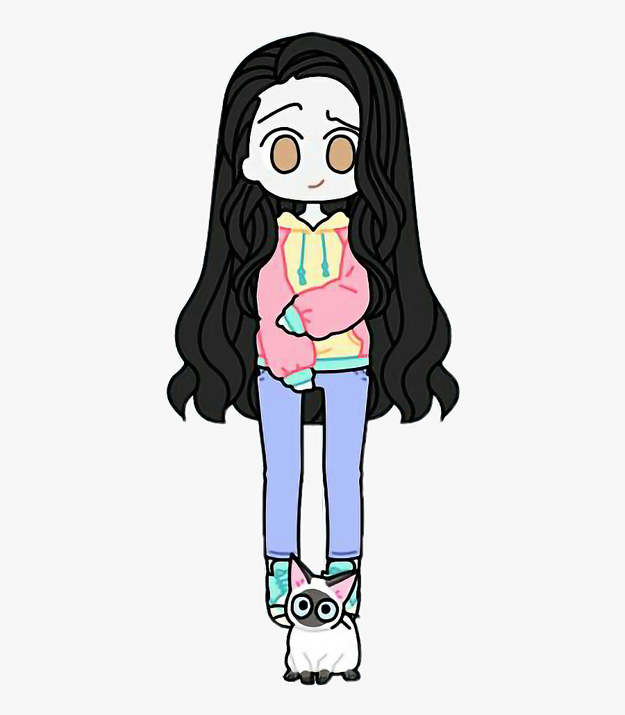 #art #japan #kawaii #cute #girl #tumblr #oc #melaniemartinez - Cute Girl Oc Drawing, Transparent Clipart