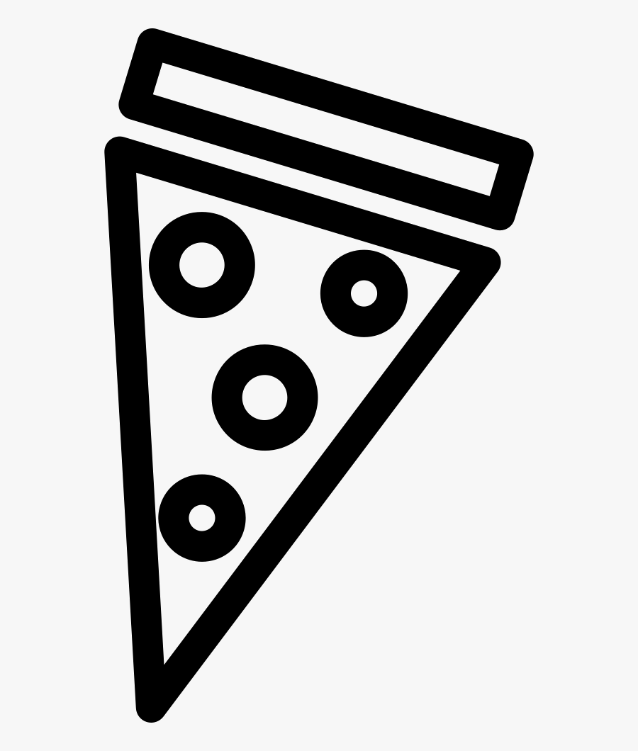 Pizza Slice - Circle, Transparent Clipart
