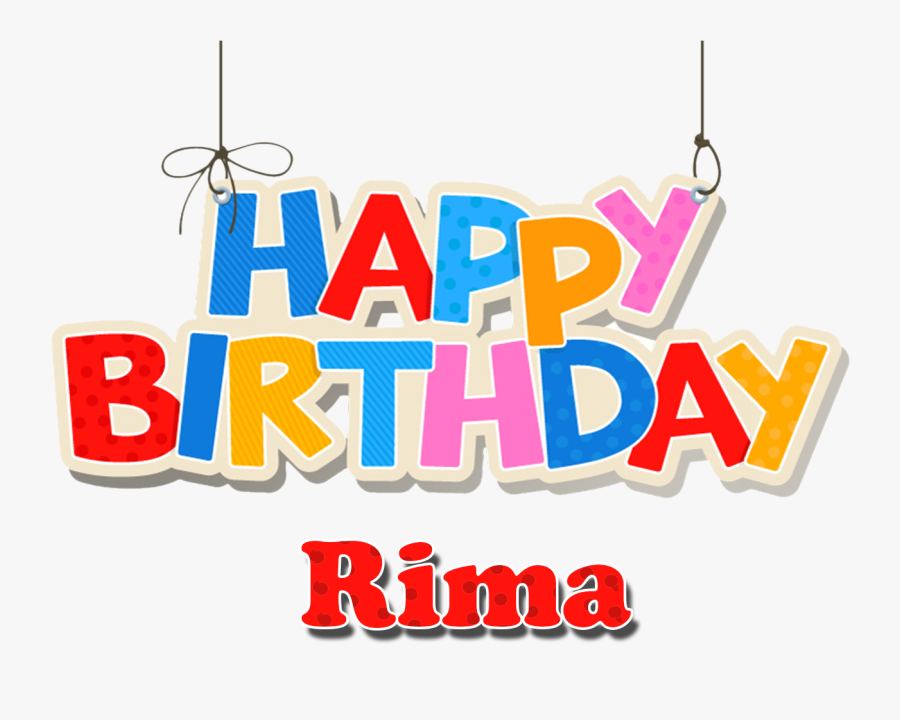 Rima Name Png Names - Happy Birthday Anna Png, Transparent Clipart
