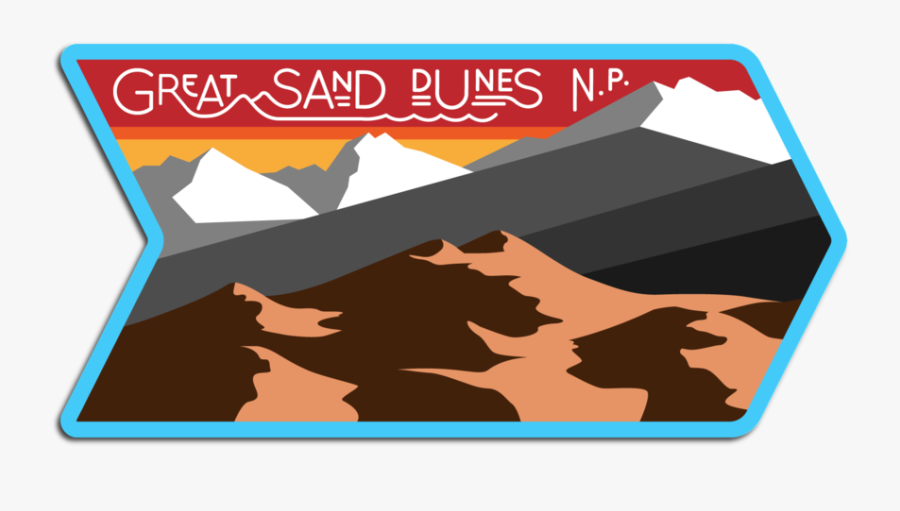 Great Sand Dunes N - Graphic Design, Transparent Clipart