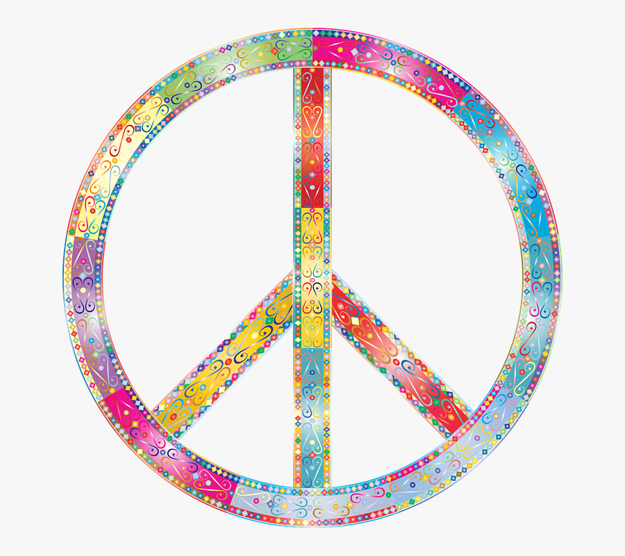 Transparent 90th Birthday Clipart - Peace Sign, Transparent Clipart