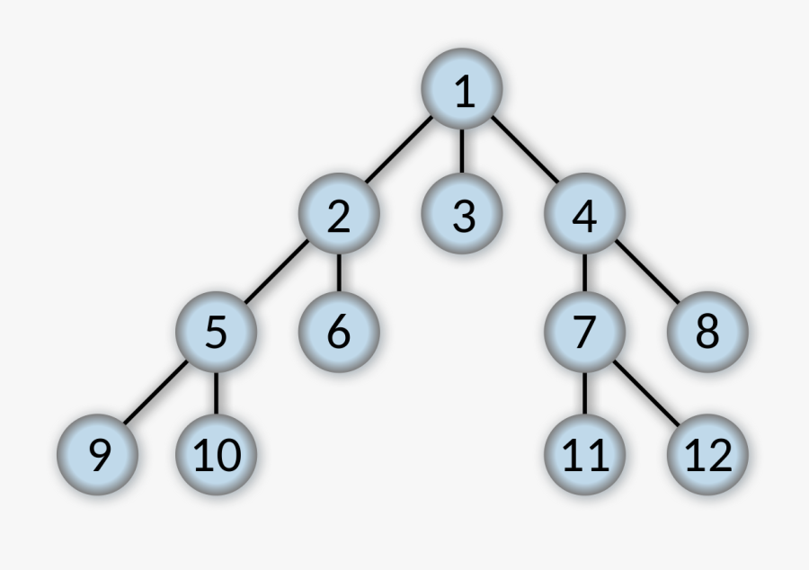 Breadth First Search Tree, Transparent Clipart