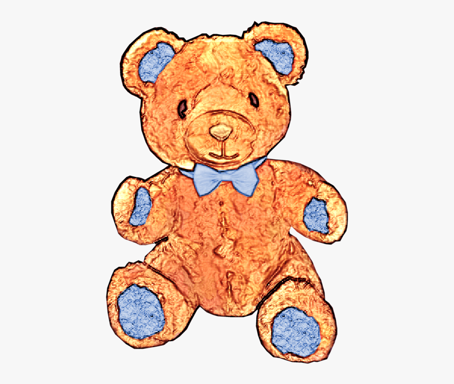 Vector Clip Art Online, Royalty Free Public Domain - Teddy Bear, Transparent Clipart
