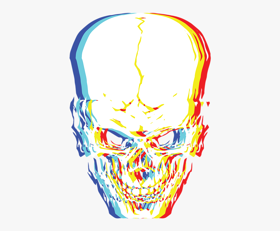 Skeletn Psychedlic, Transparent Clipart