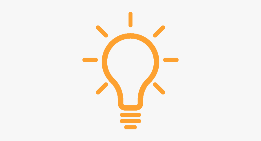 Collaborate Orange - Clipart Licht Ein, Transparent Clipart
