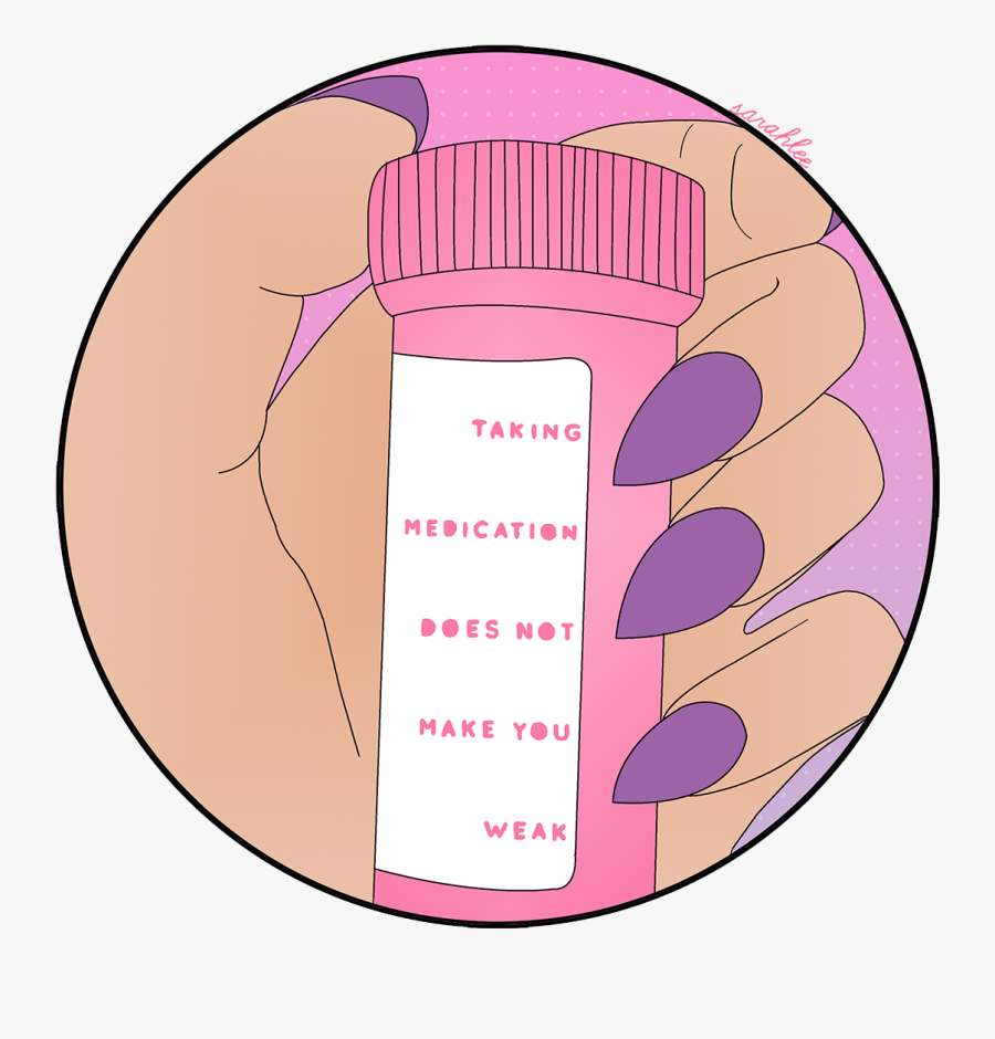 Taking Medication Does Not Make You Weak, Transparent Clipart