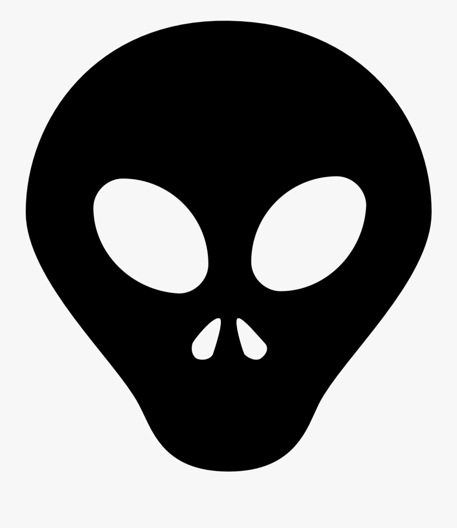 Vector Alien Skull - Icons, Transparent Clipart