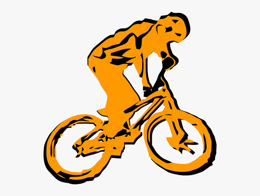 Transparent Montar En Bicicleta Clipart - Gowes Sepeda Mtb Vector, Transparent Clipart