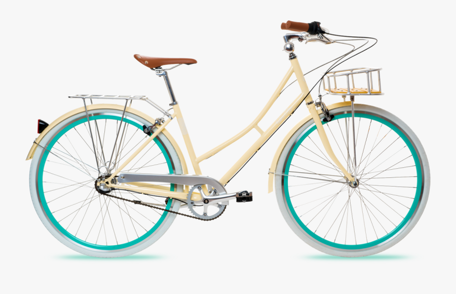 Transparent Montar En Bicicleta Clipart - Bicicleta Paseo Mujer, Transparent Clipart